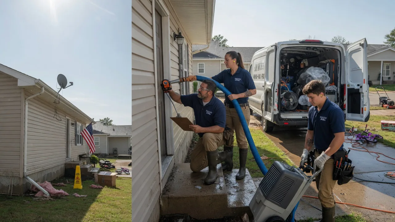 Ceiling Water Damage Restoration in Thousandsticks, KY near me